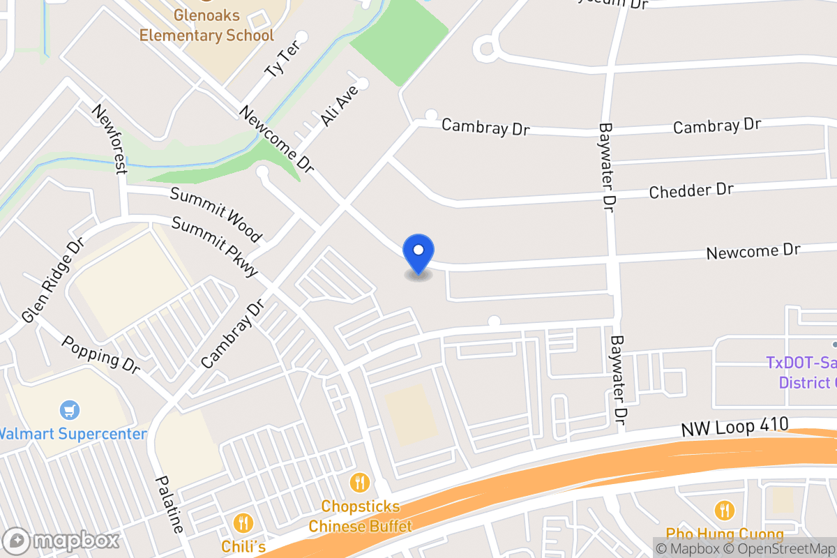 Map of 4906  Newcome Dr
