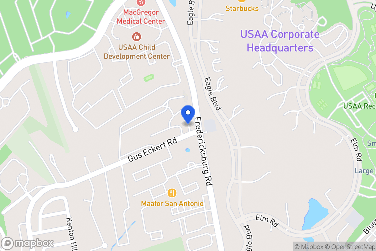 Map of 9903  Fredericksburg Rd
