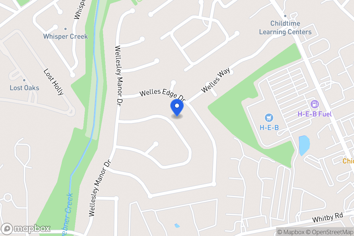 Map of 8726  Welles Dale Dr