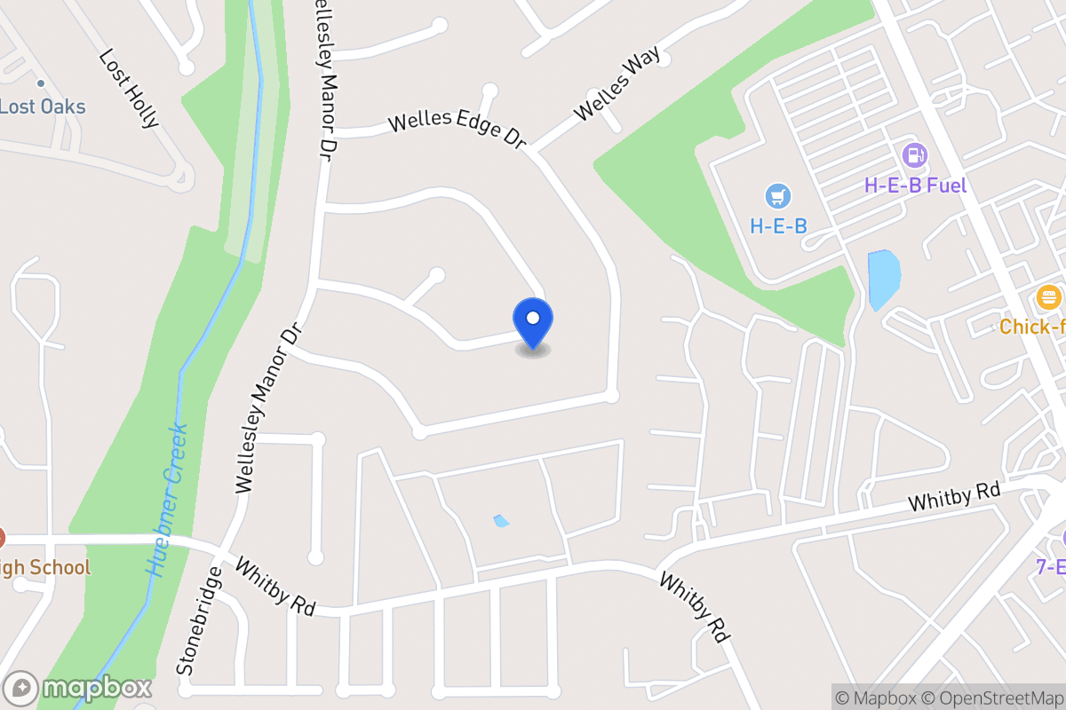 Map of 6202  Welles Creek Dr