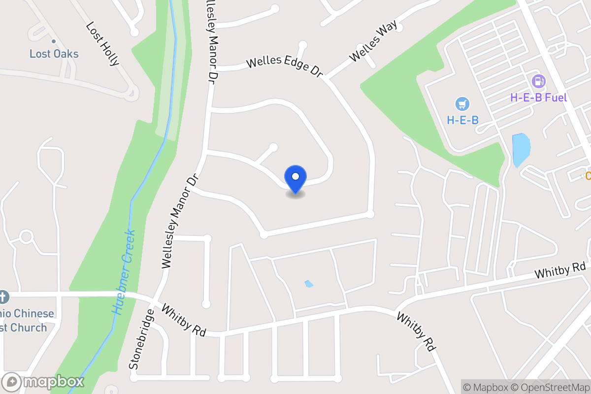 Map of 6214  Welles Creek Dr