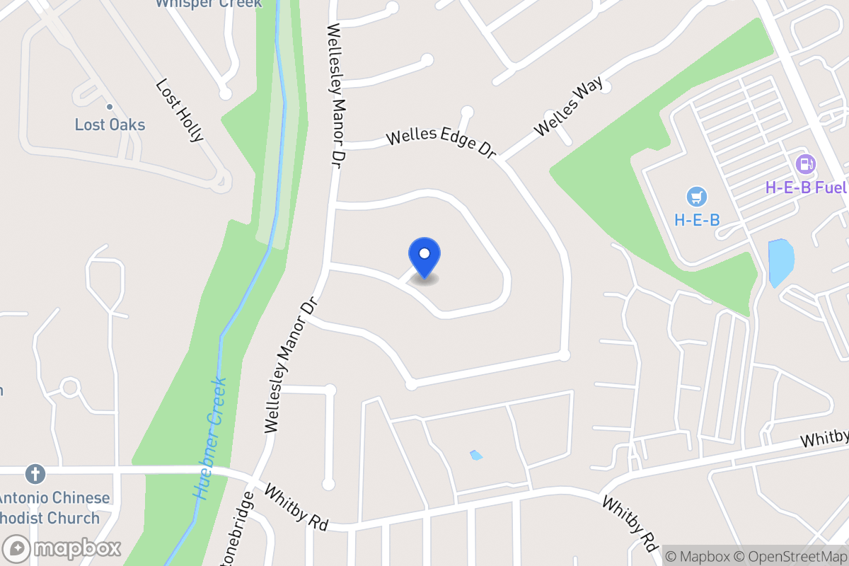 Map of 8802  Welles Creek Cir