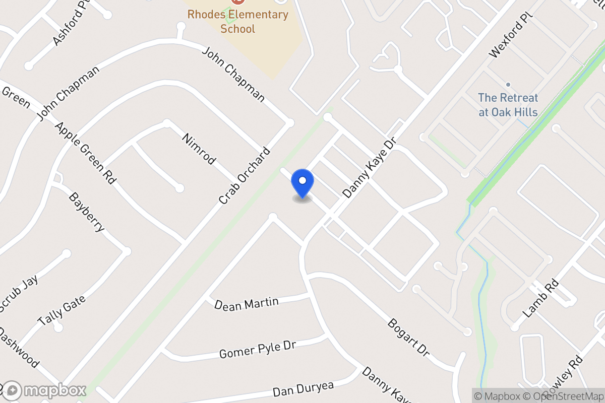 Map of 5815  Rue Burgundy