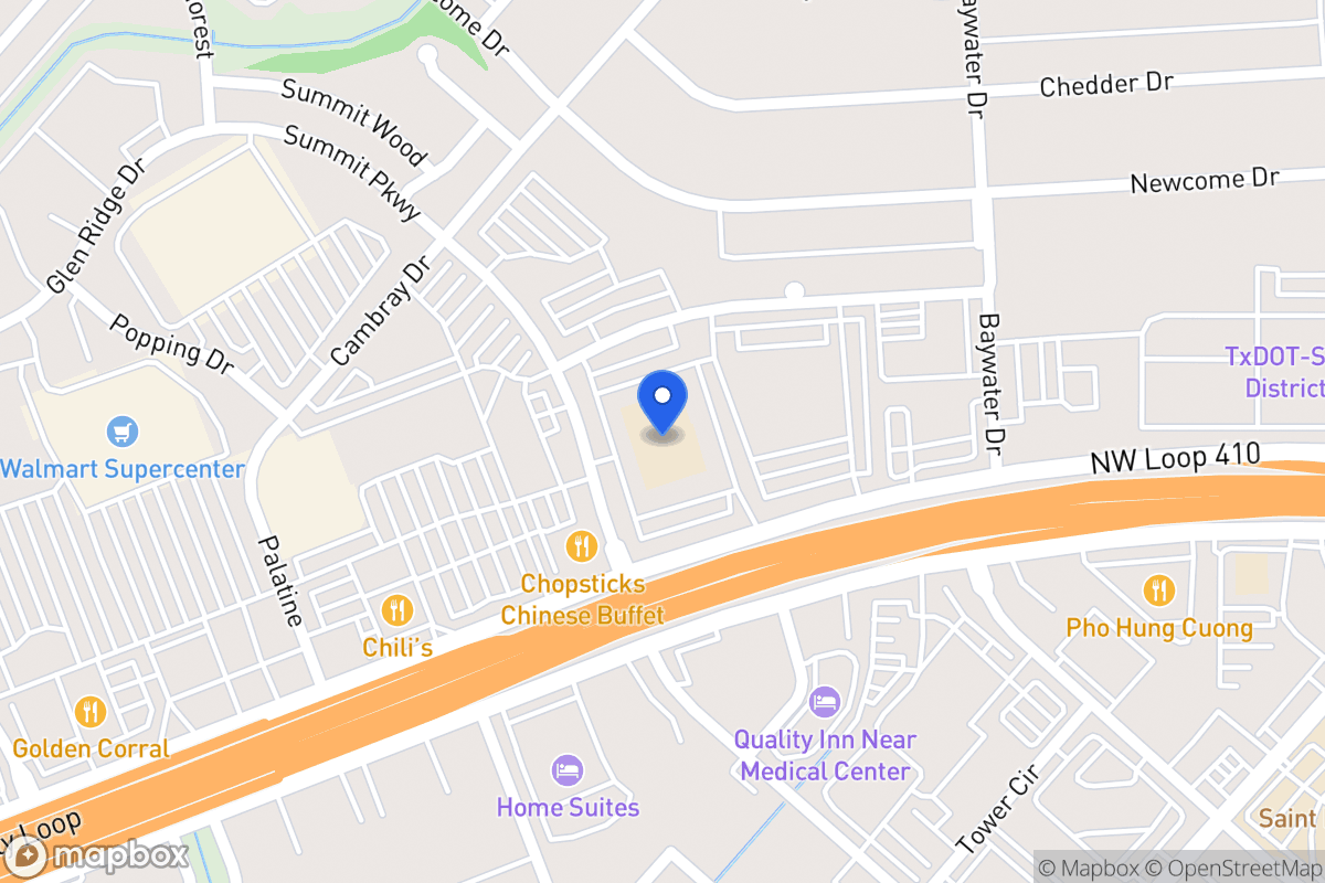 Map of 4803 Nw Loop 410