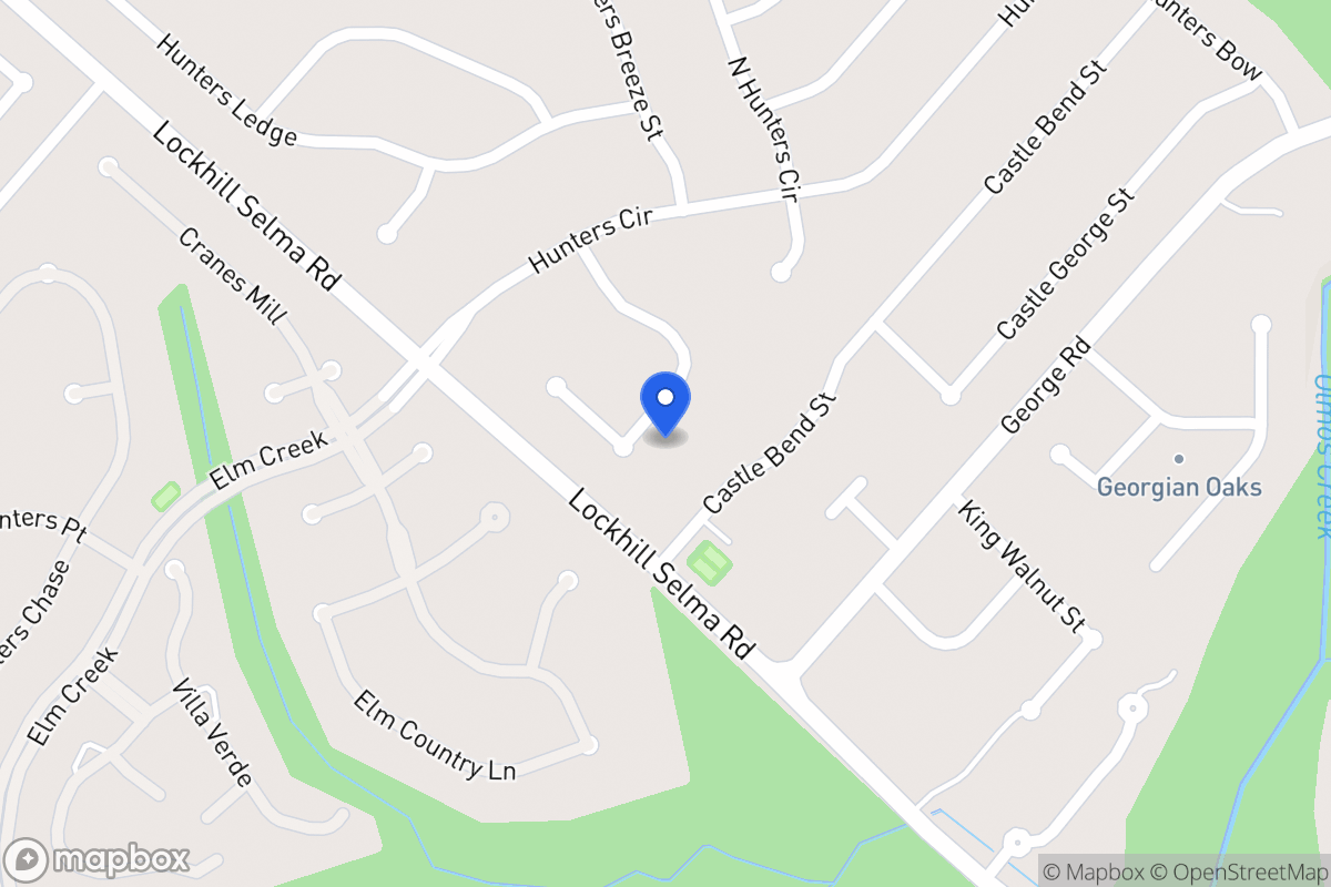 Map of 3402  Hunters Wind St