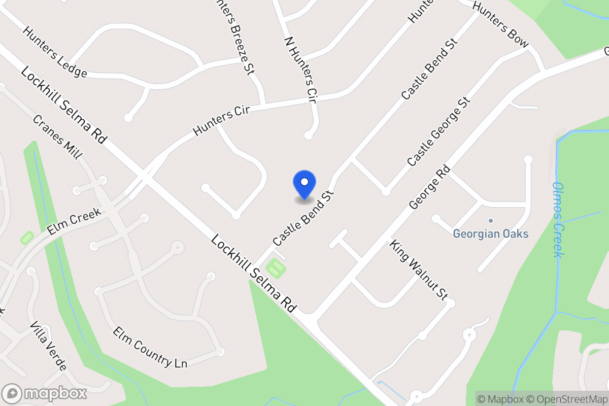 Map of 12723  Castle Bend St