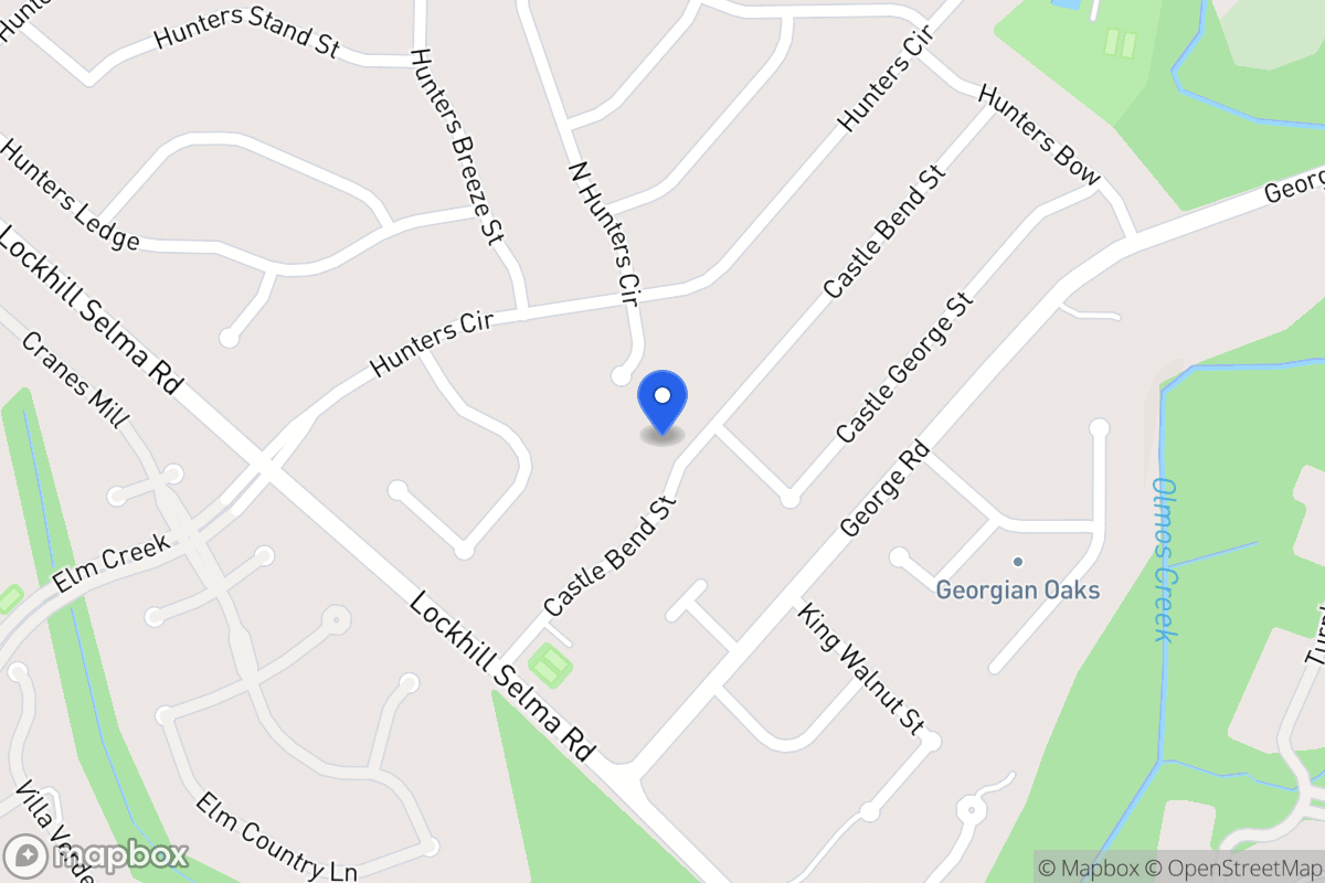 Map of 12735  Castle Bend St