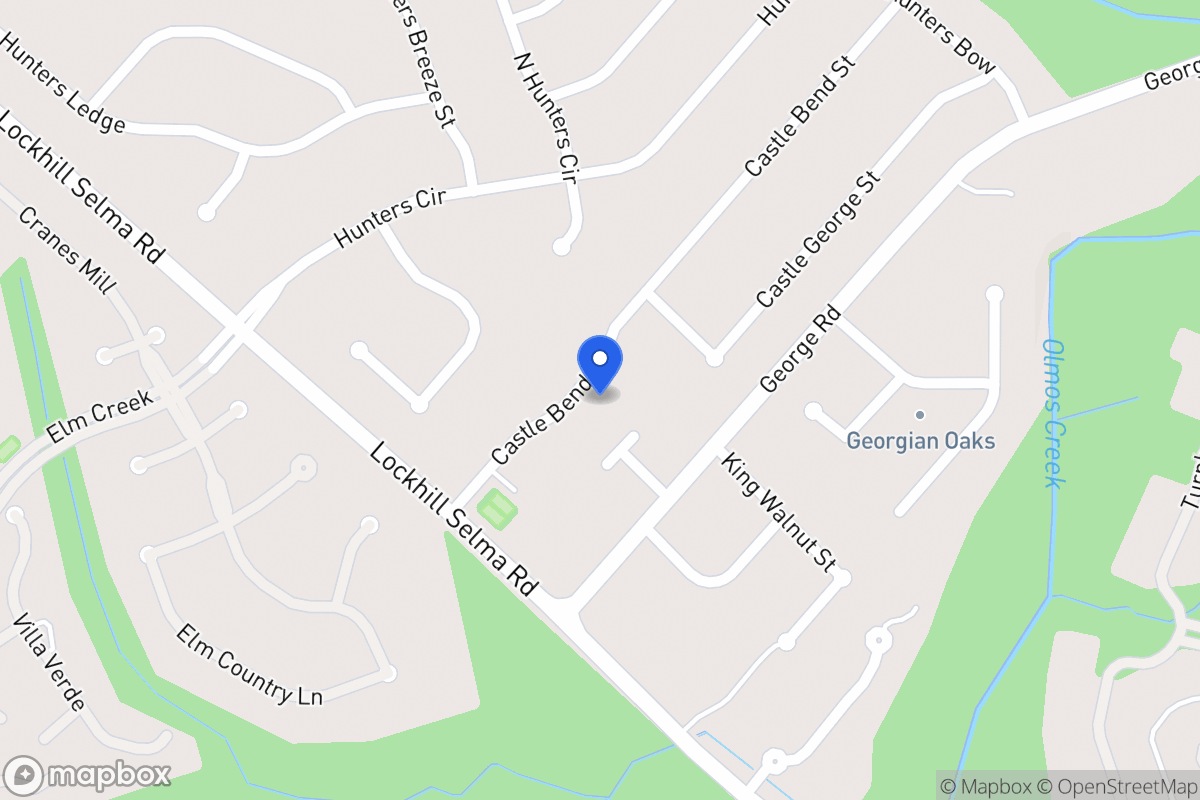 Map of 12726  Castle Bend St