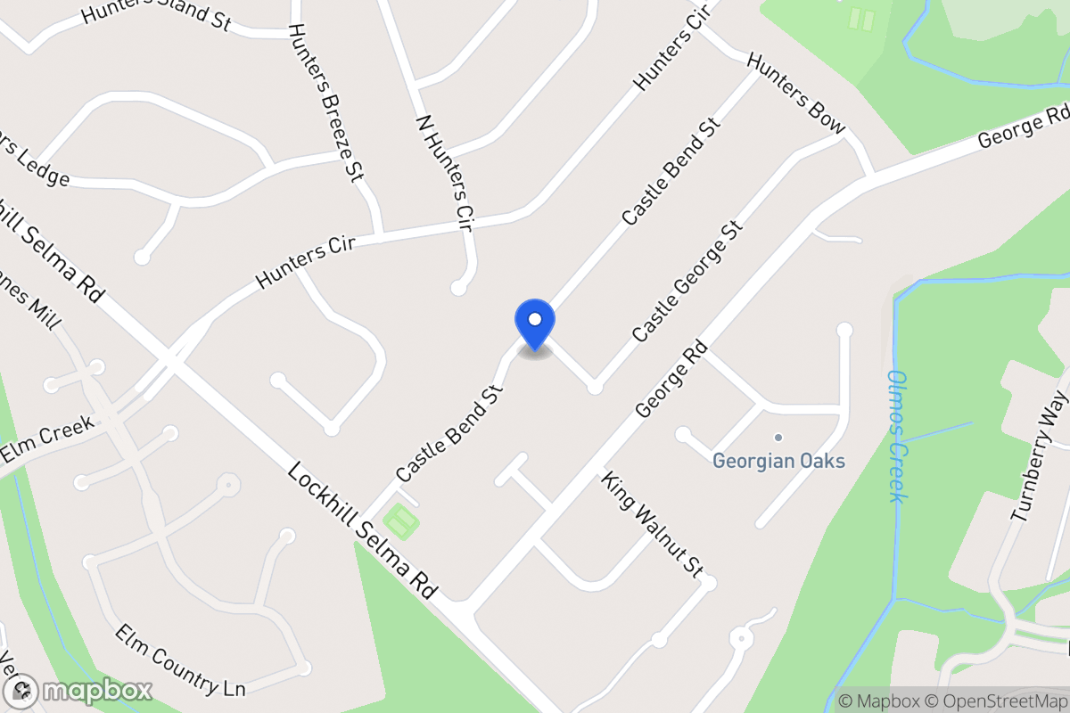 Map of 3715  Castle Crest St