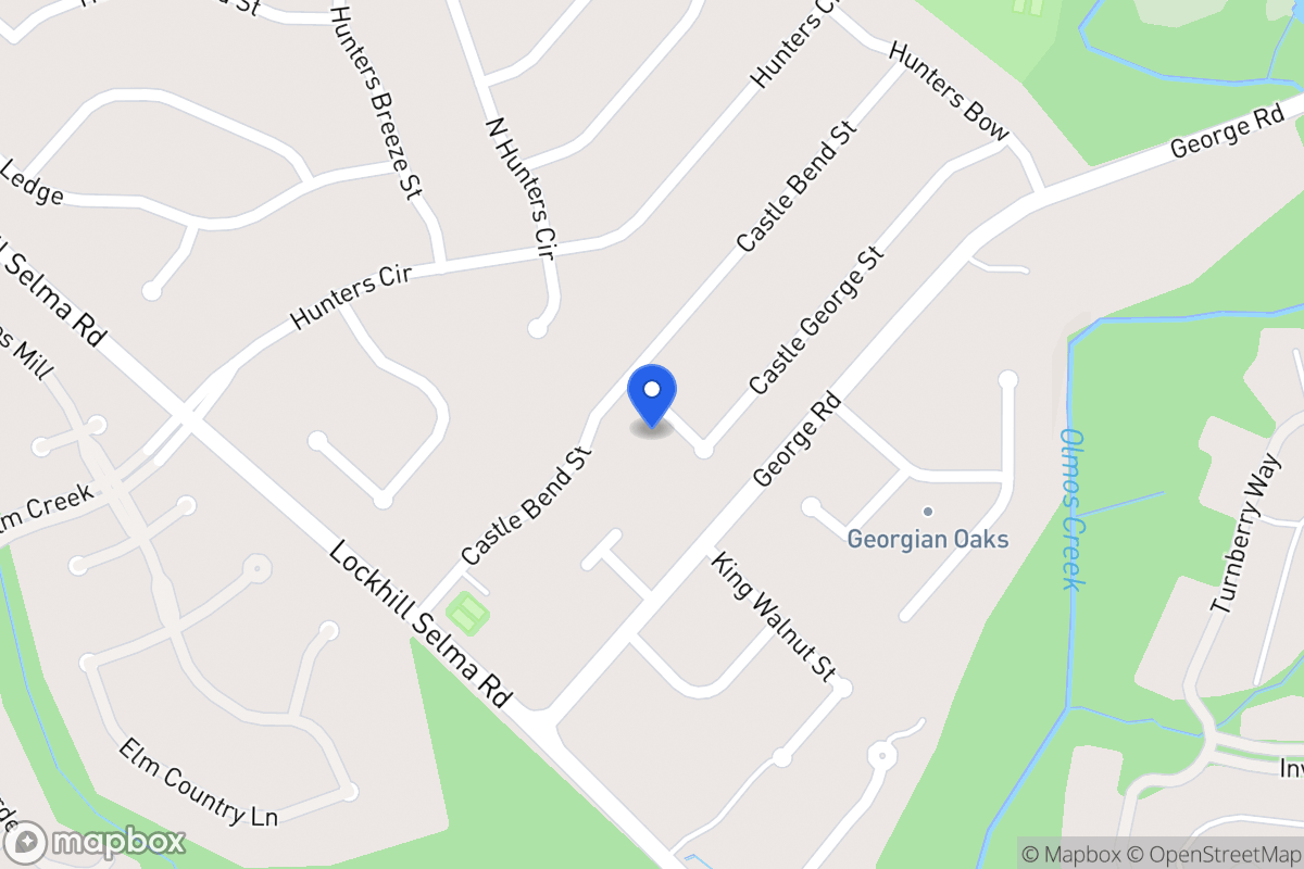 Map of 3711  Castle Crest St