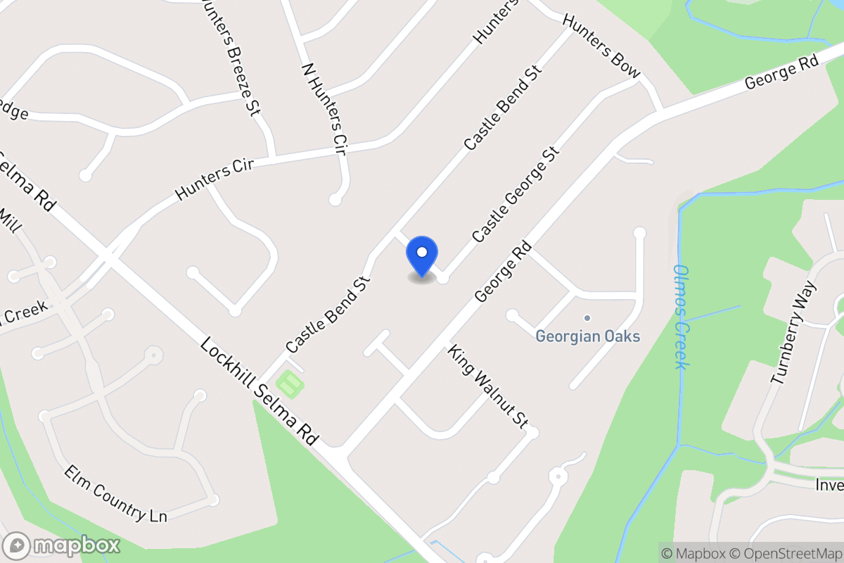 Map of 3707  Castle Crest St