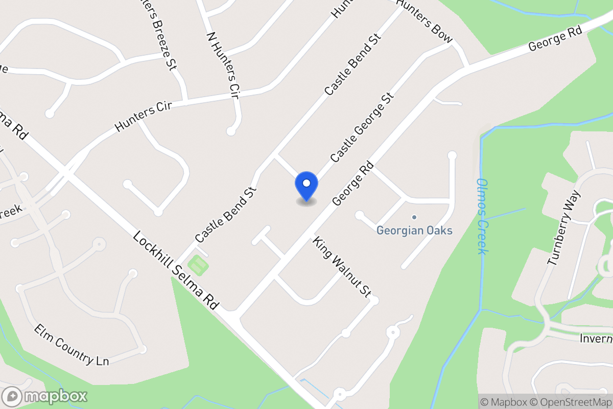 Map of 3703  Castle Crest St