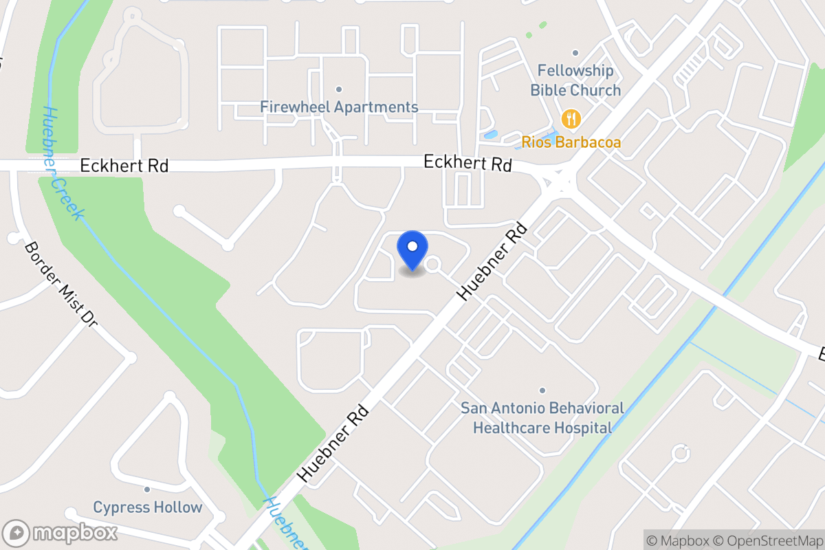 Map of 8551  Huebner Rd