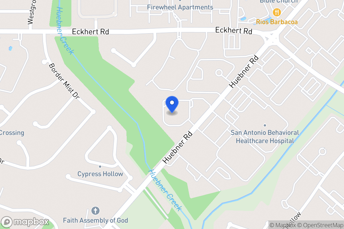 Map of 8503  Huebner Rd