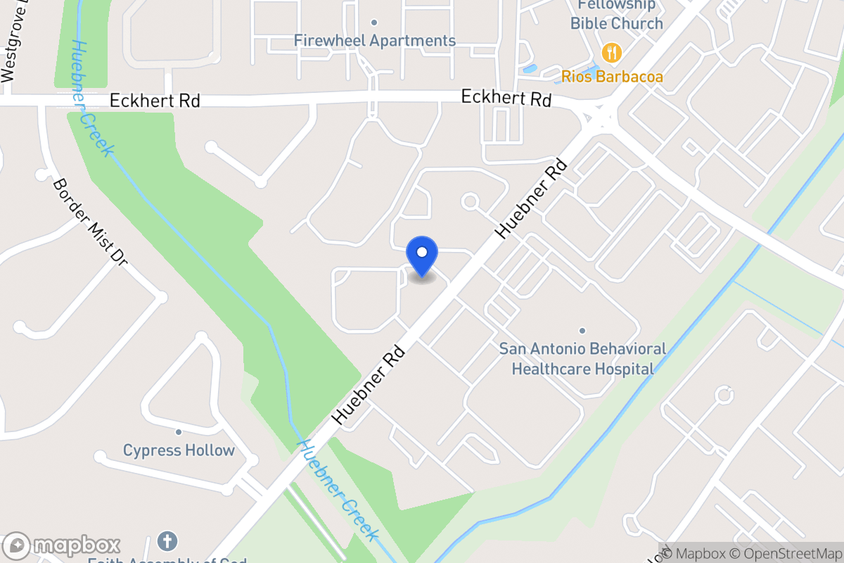 Map of 8527  Huebner Rd