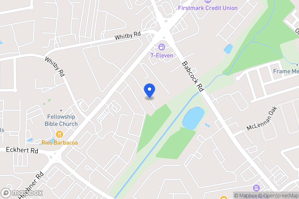 Map of 8762  Huebner Rd