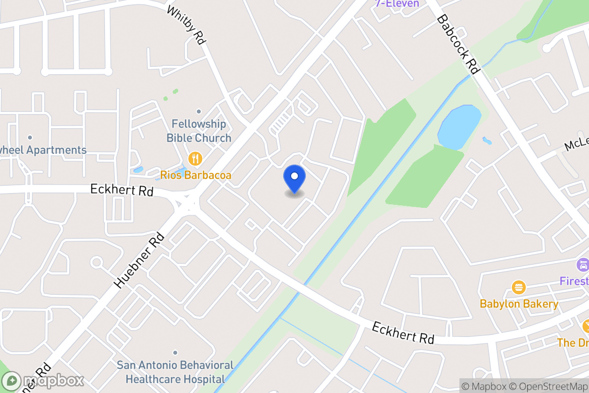 Map of 8638  Huebner Rd
