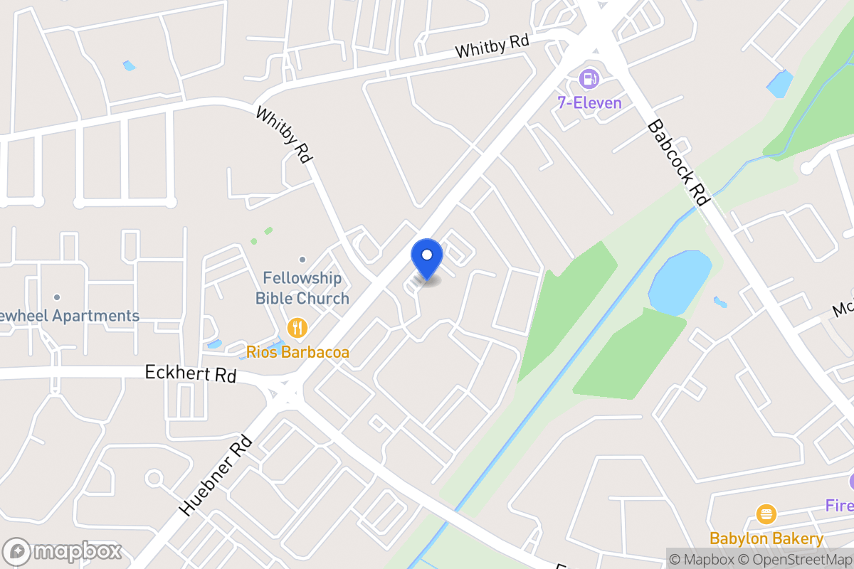 Map of 8648  Huebner Rd