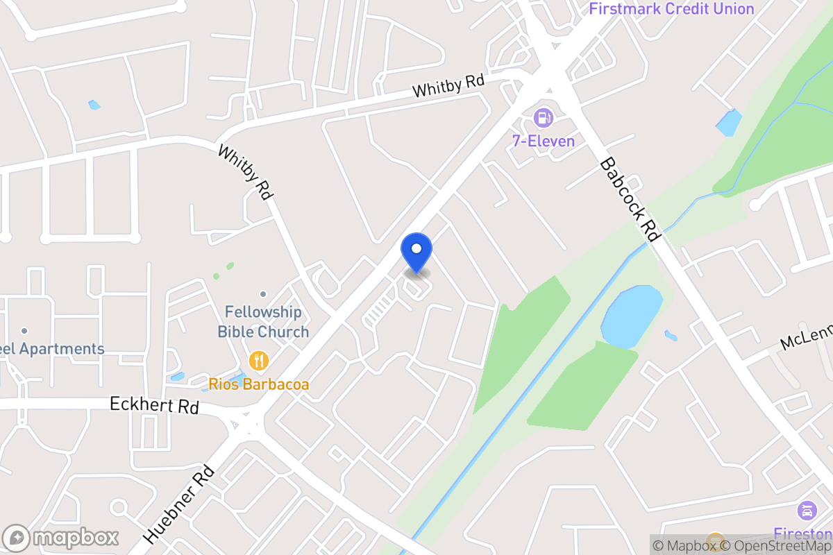 Map of 8658  Huebner Rd