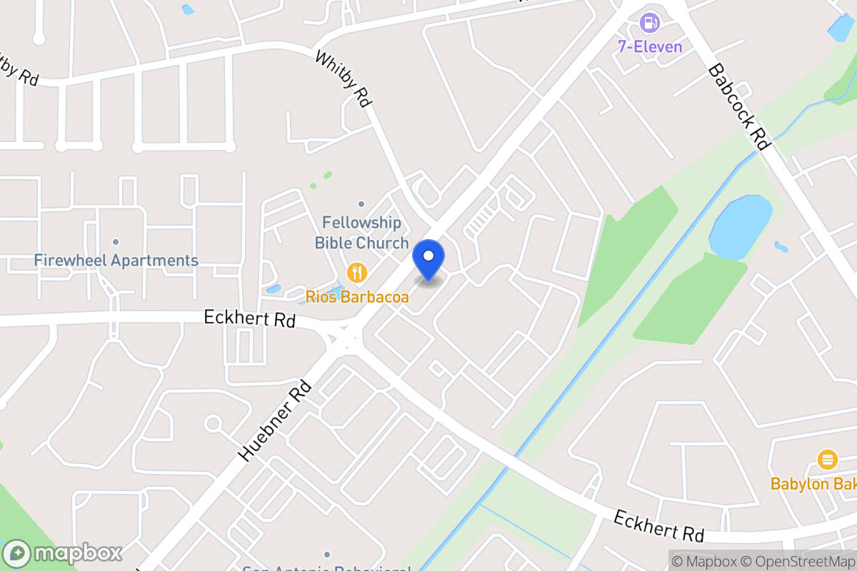 Map of 8622  Huebner Rd