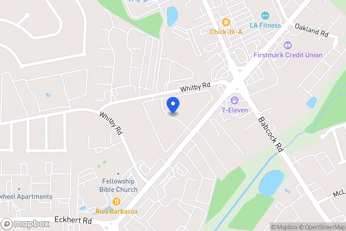 Map of 8727  Huebner Rd