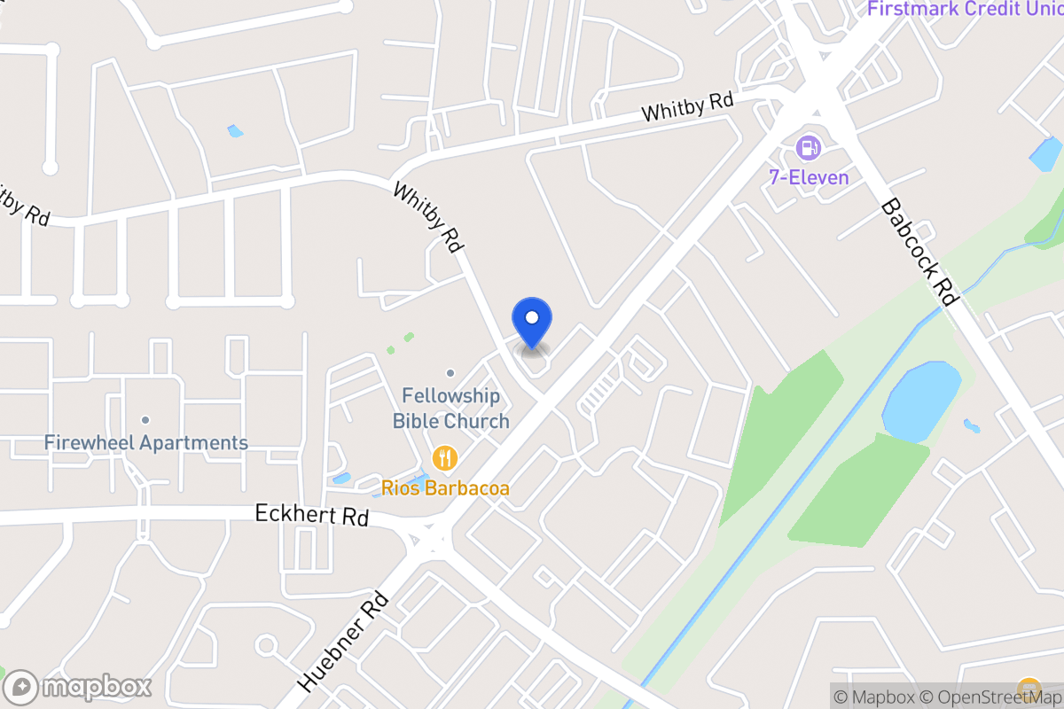 Map of 8703  Huebner Rd