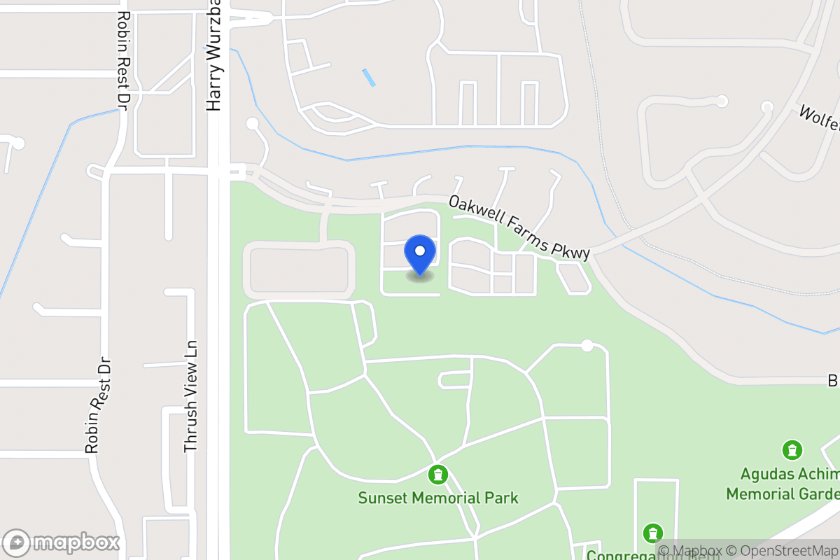 Map of 91  Oakwell Farms Pkwy