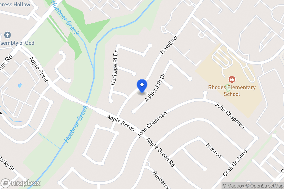 Map of 6203  Ashford Point Dr