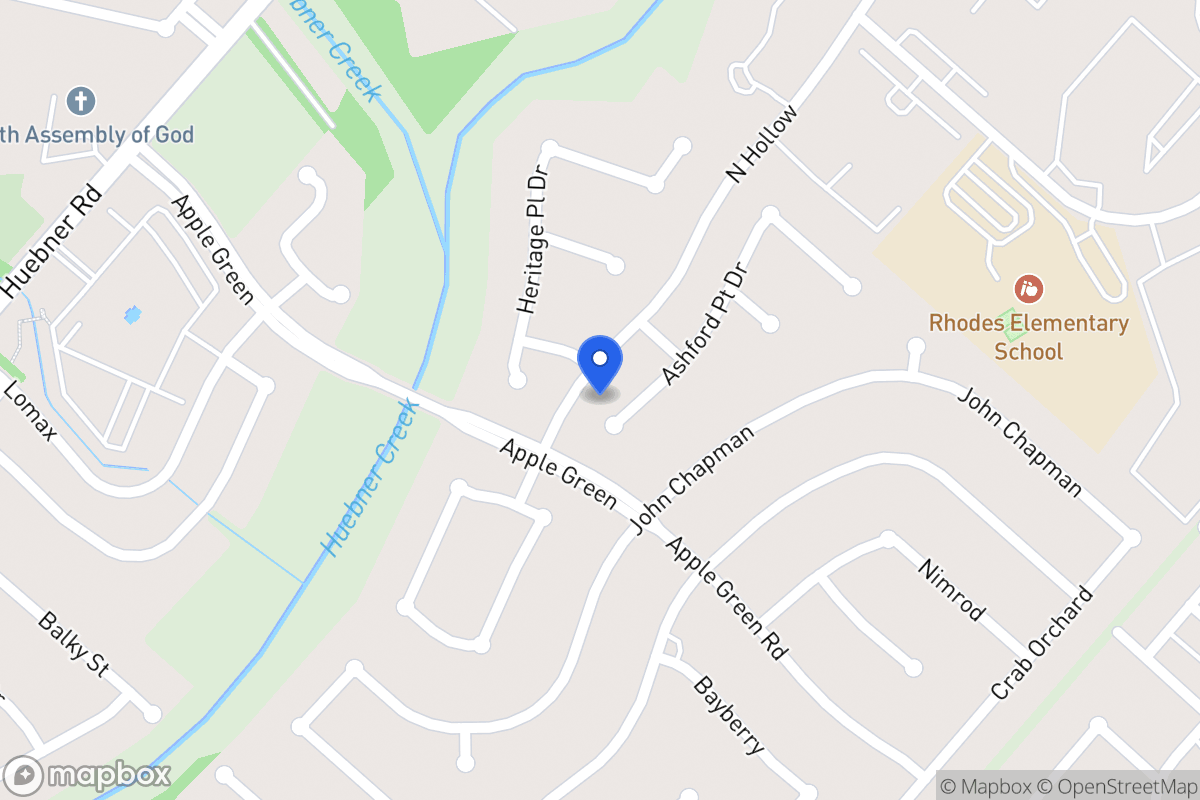 Map of 6219  Ashford Point Dr