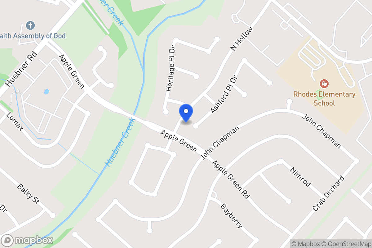 Map of 6223  Ashford Point Dr