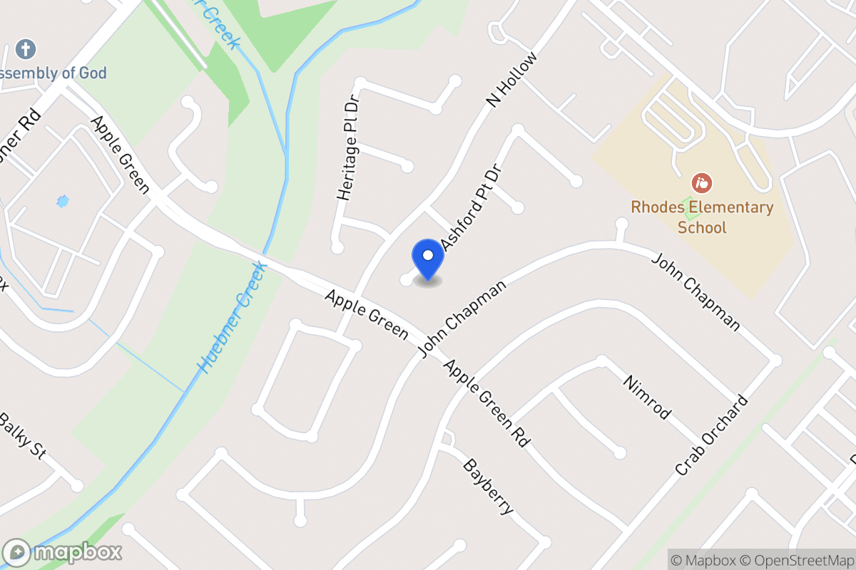 Map of 6218  Ashford Point Dr