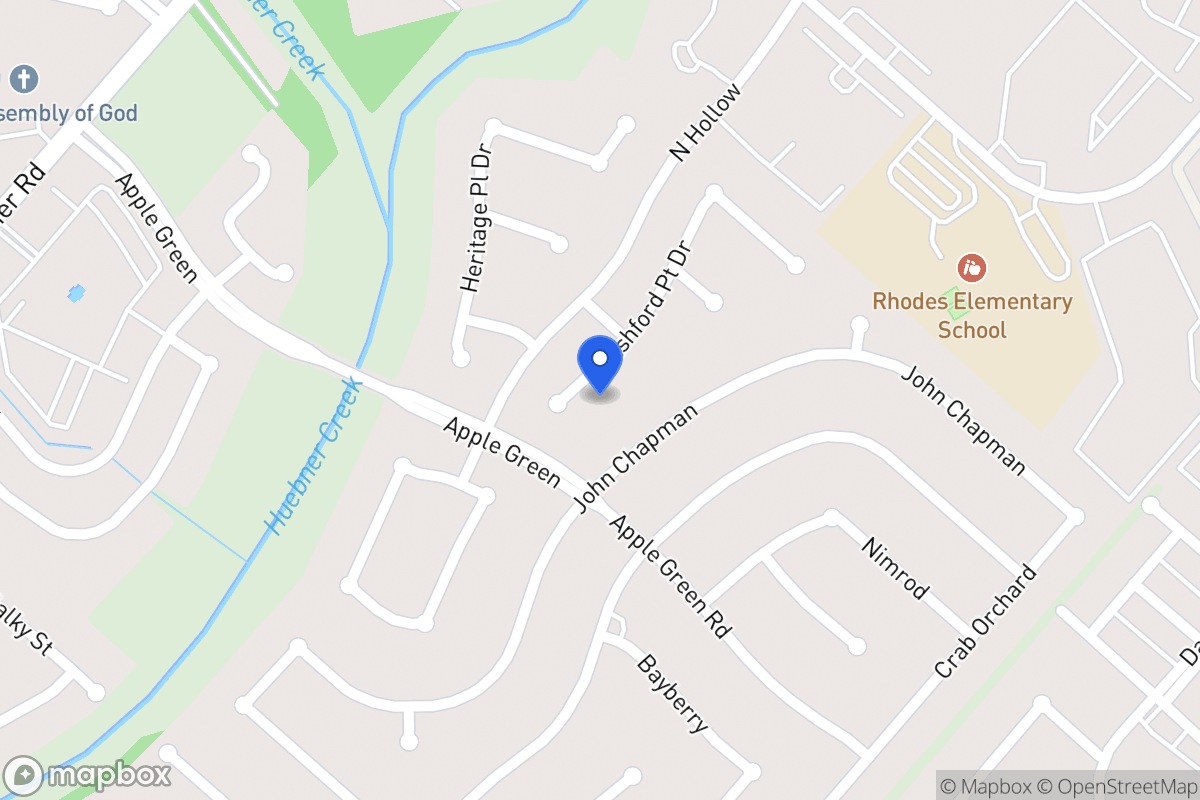 Map of 6214  Ashford Point Dr