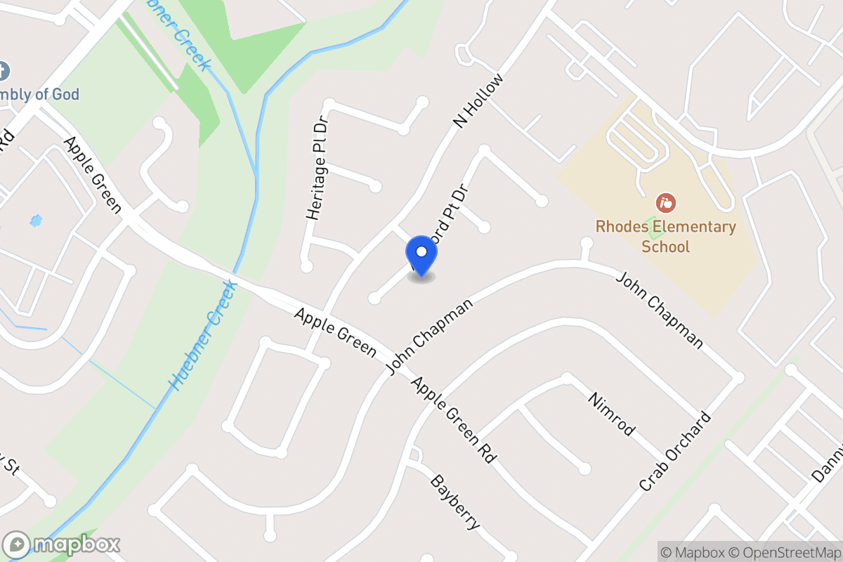 Map of 6206  Ashford Point Dr