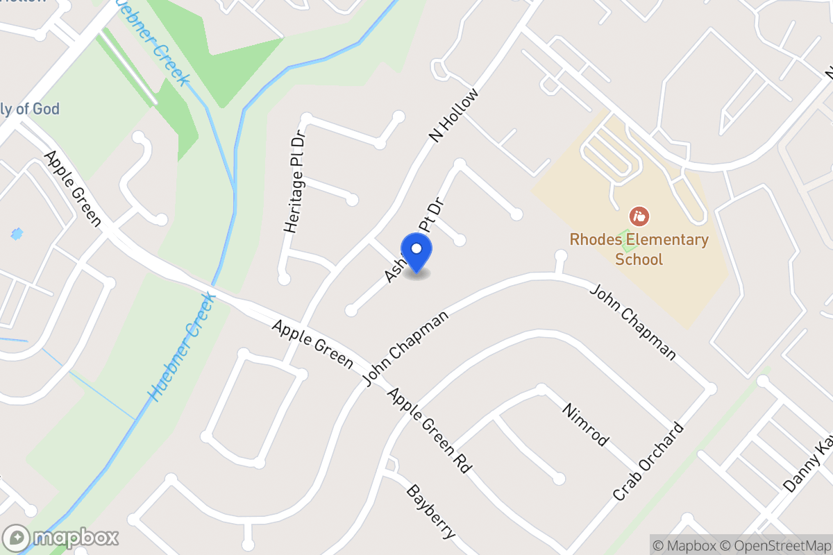 Map of 6138  Ashford Point Dr