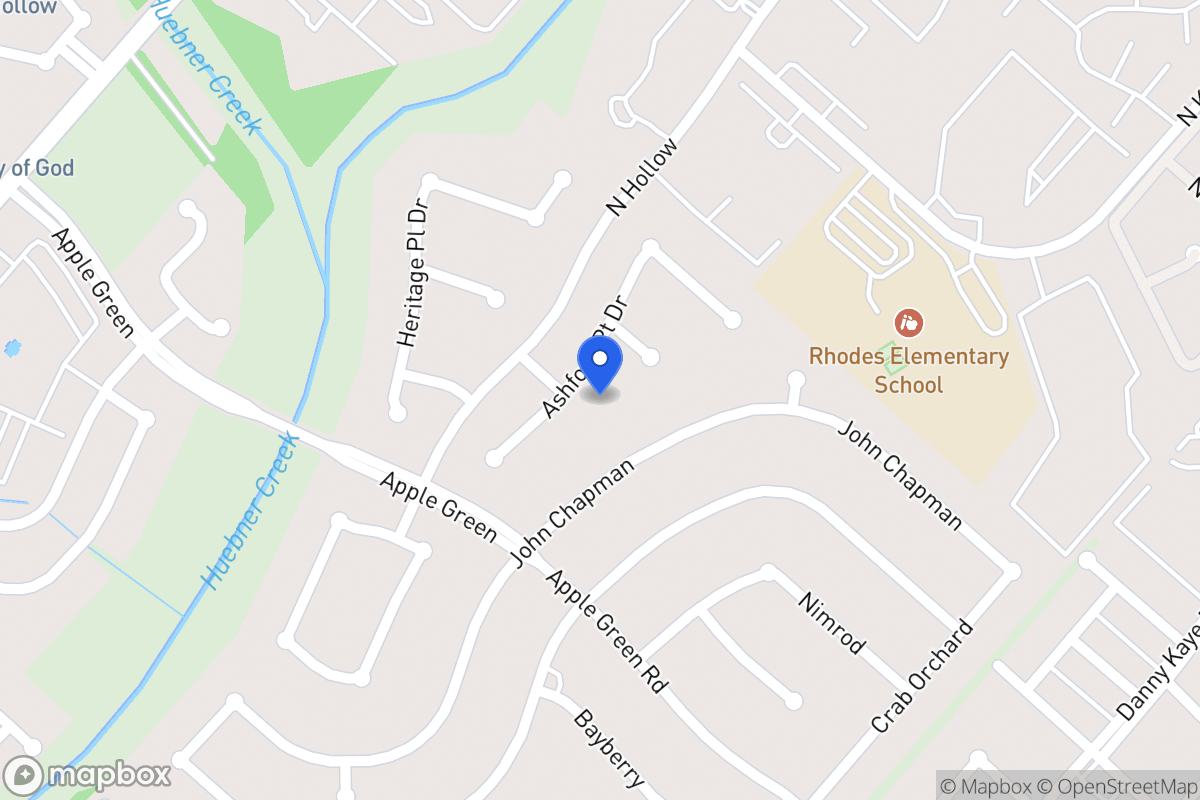Map of 6134  Ashford Point Dr