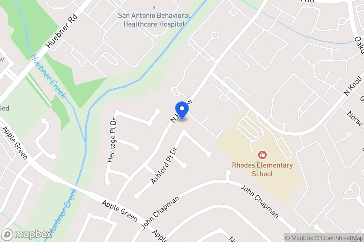 Map of 6107  Ashford Point Dr