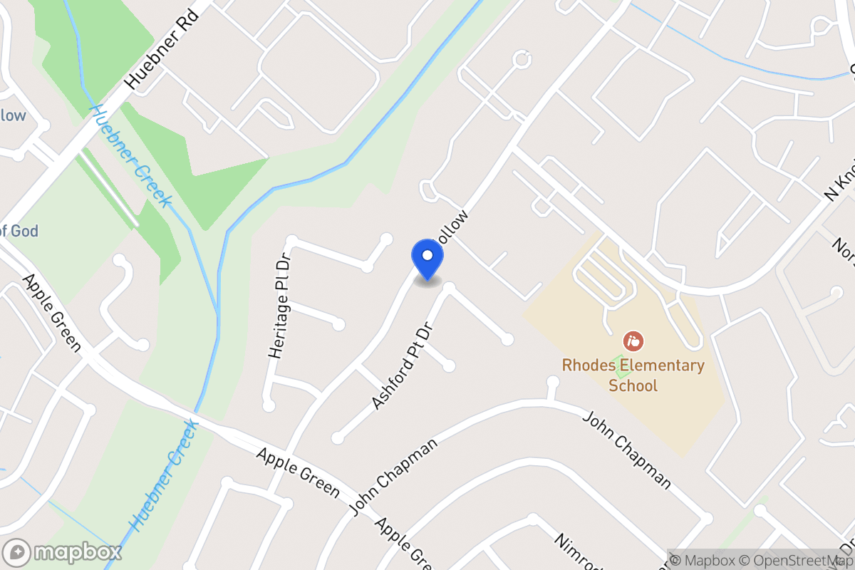 Map of 6115  Ashford Point Dr