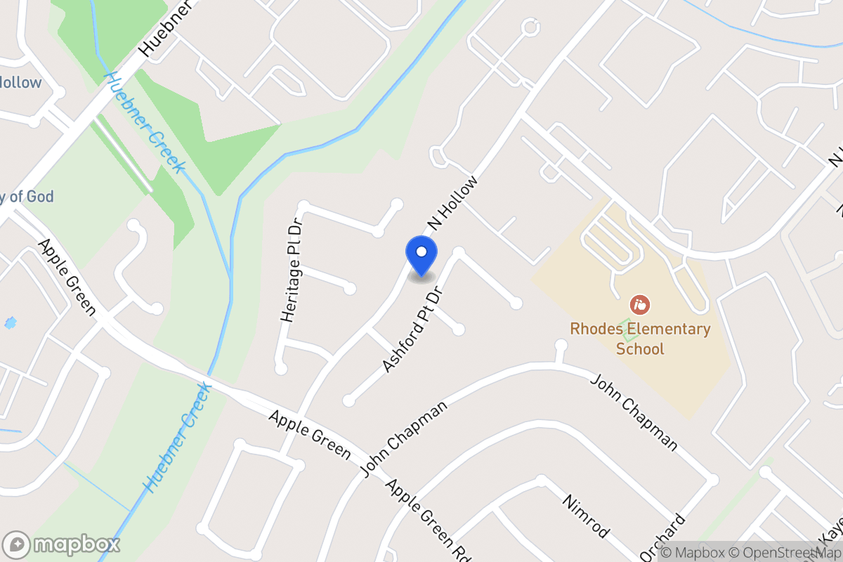 Map of 6127  Ashford Point Dr