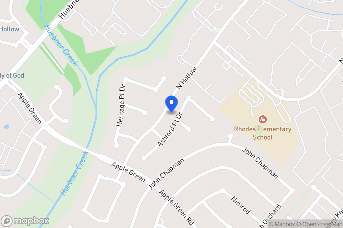 Map of 6131  Ashford Point Dr