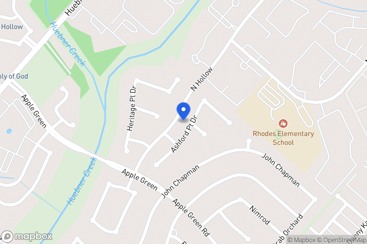 Map of 6135  Ashford Point Dr