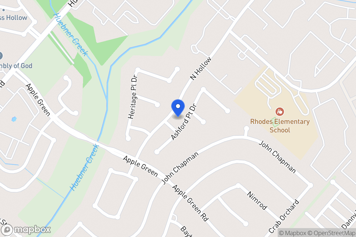 Map of 6143  Ashford Point Dr