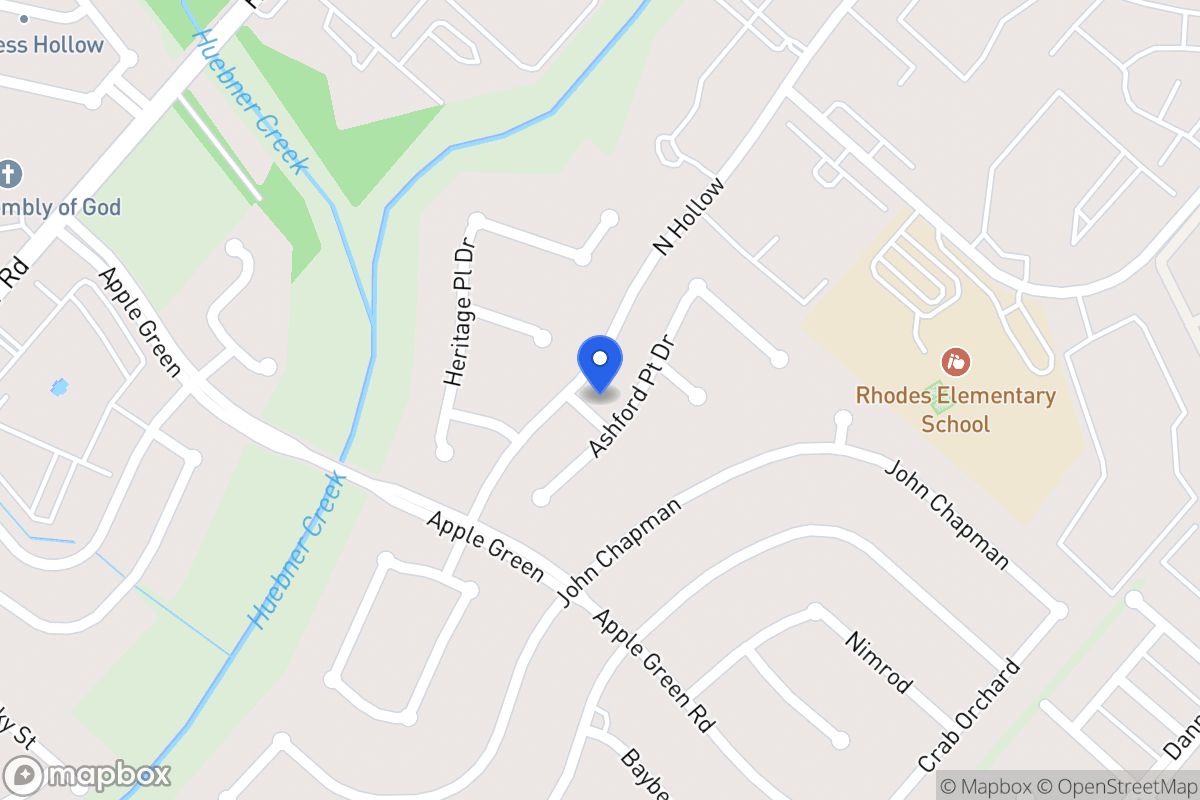 Map of 6147  Ashford Point Dr