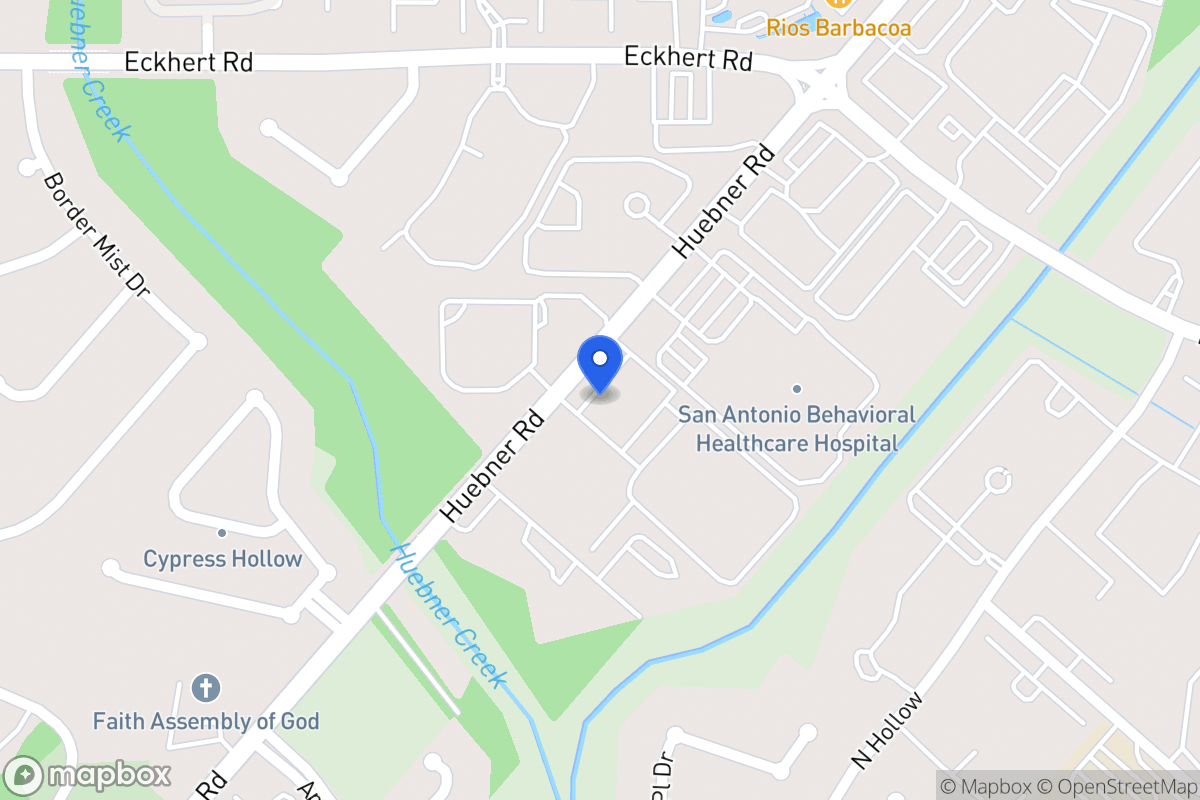 Map of 8502  Huebner Rd