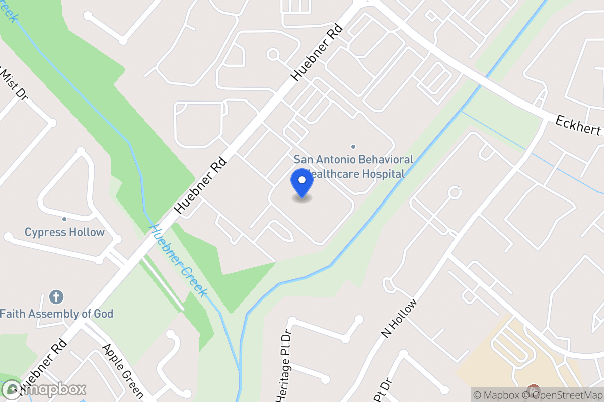 Map of 8306  Huebner Rd