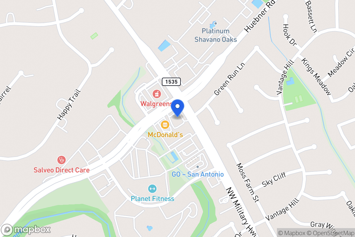 Map of 14447 Nw Military Hwy