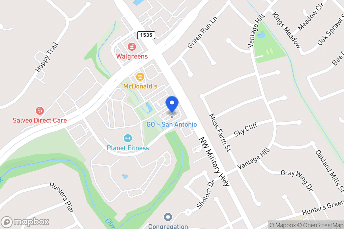 Map of 3069  Olmos Creek Dr
