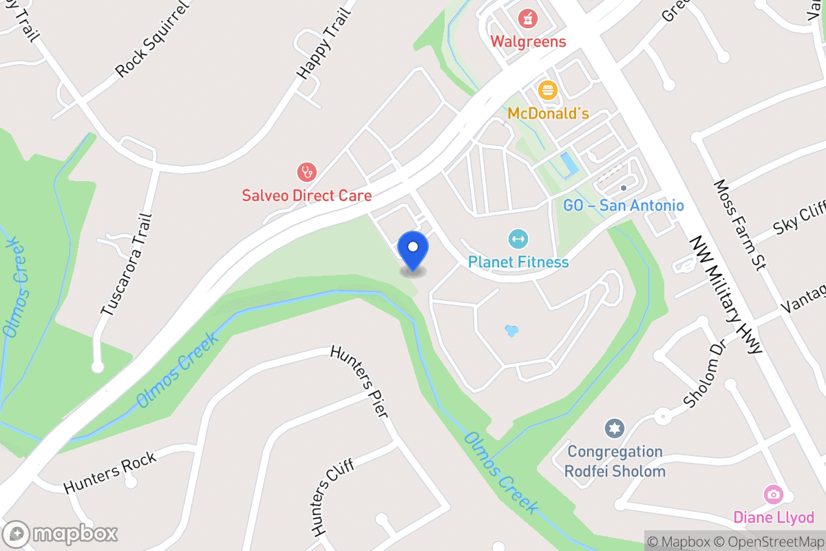 Map of 3060  Olmos Creek Dr
