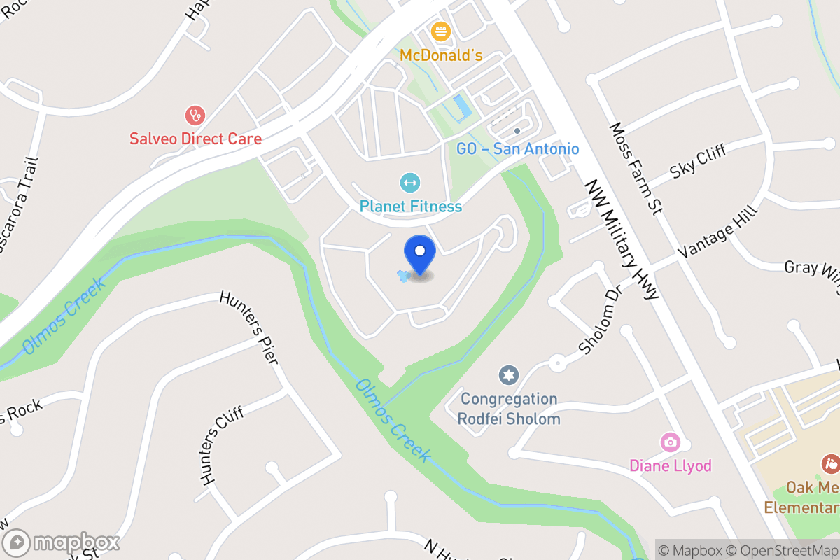 Map of 2914  Olmos Creek Dr