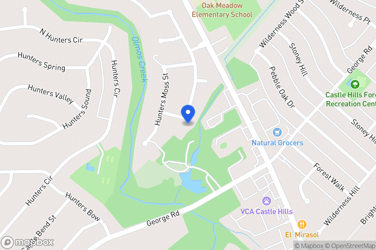 Map of 2902  Hunters Knoll St