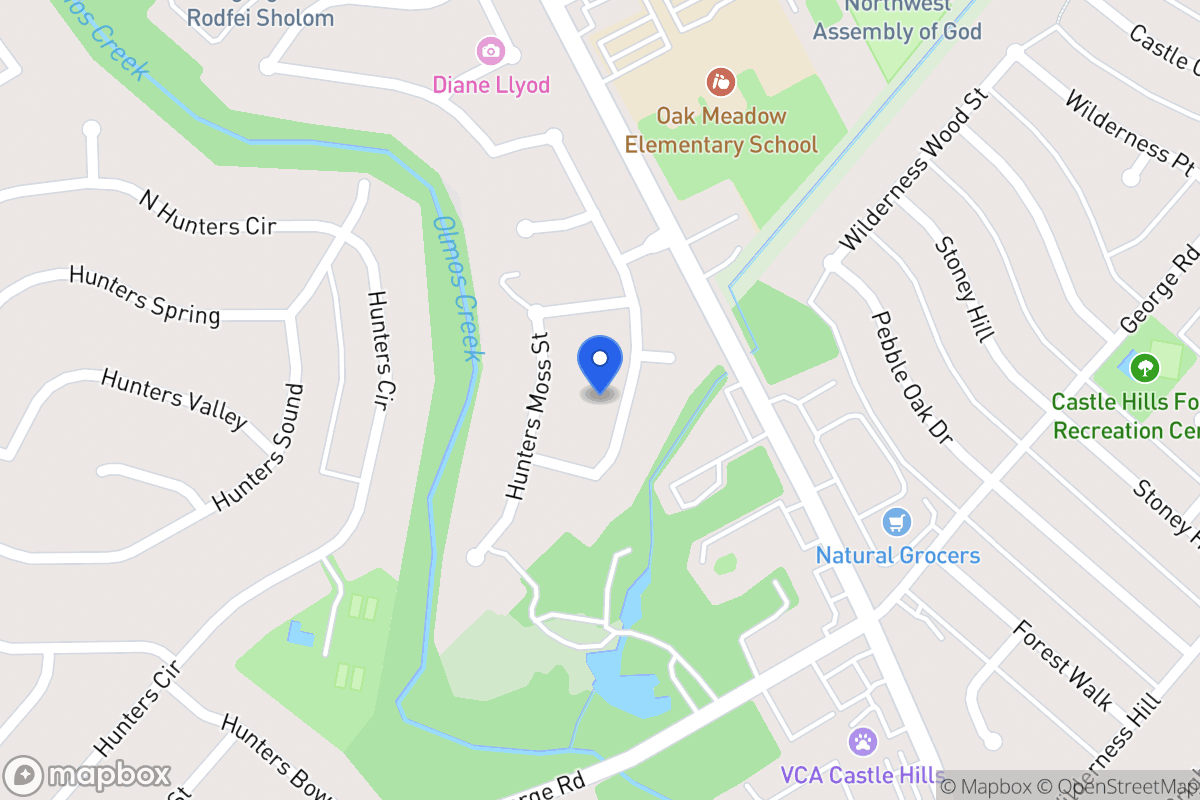Map of 13711  Hunters Hawk St